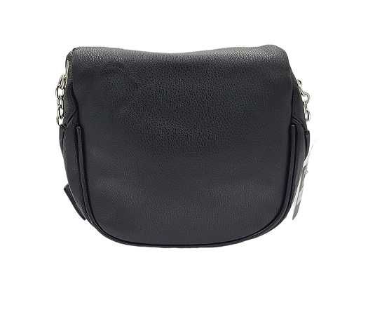 Torebka nerka czarna z łańcuszkiem