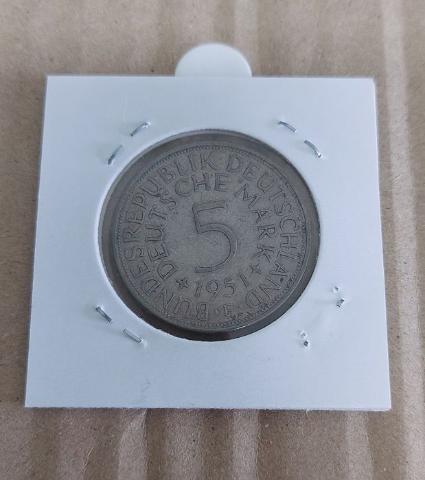 Moeda  em prata da Alemanha 5 Marcos