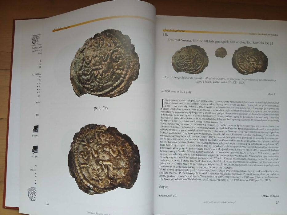 Katalog aukcyjny Antykwariat Numizmatyczny. P.Niemczyk Aukcja nr 4