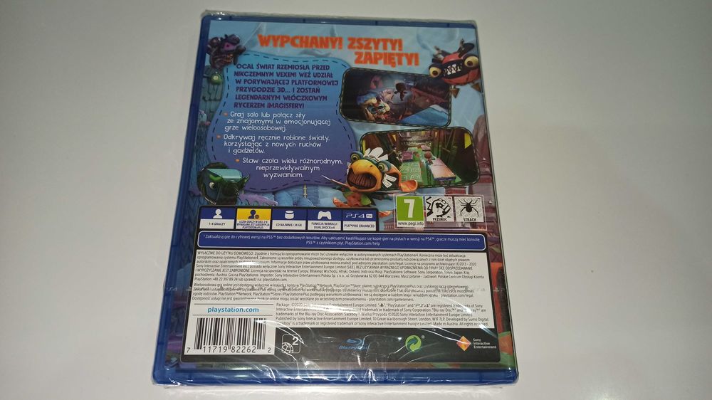 ps4 SACKBOY WIELKA PRZYGODA PL mówią po polsku NOWA , polska okładka