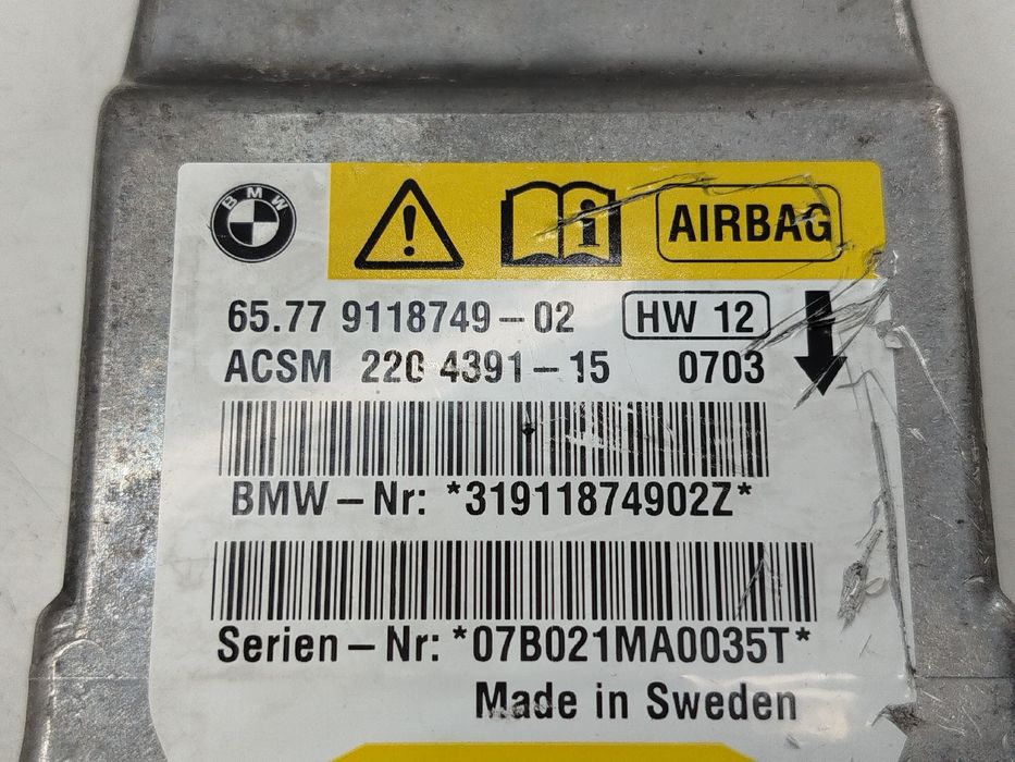 Centralina de Airbag - BMW 5 Touring (E61) | 04 - 10