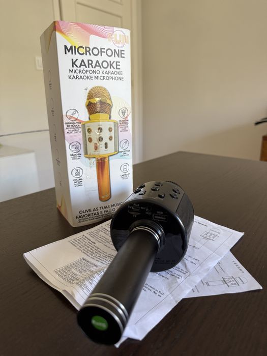 Microfone com karaoke64552963299330121