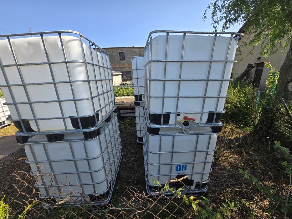 Paletopojemnik, mauser, pojemnik IBC, pojemnik paletowy 1000 litrów