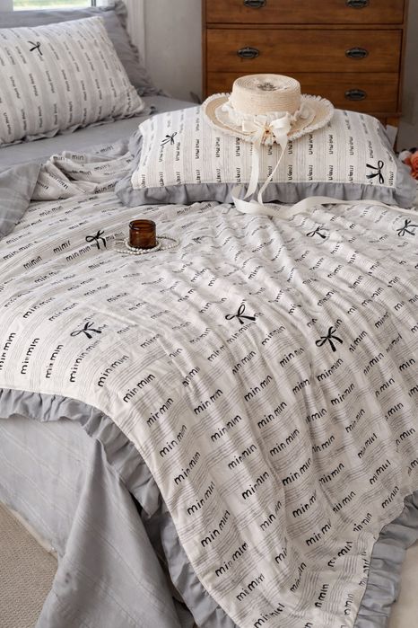 Новинка 2026! Постільна натуральна білизна  з ковдрою у комплекті