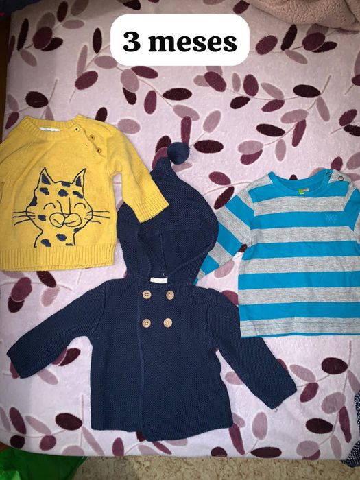 Roupas de menino 1-3 meses