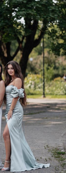 Неймовірна бірюзова сукня на випускний або для подружки нареченої