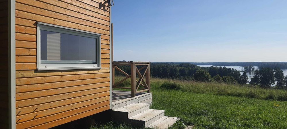 WIDOK NA JEZIORO! Działka z domem Tiny House - ZADZWOŃ - Widok 5