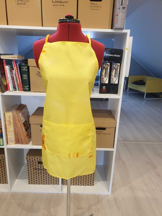 fartuszek ochronny z nadrukiem