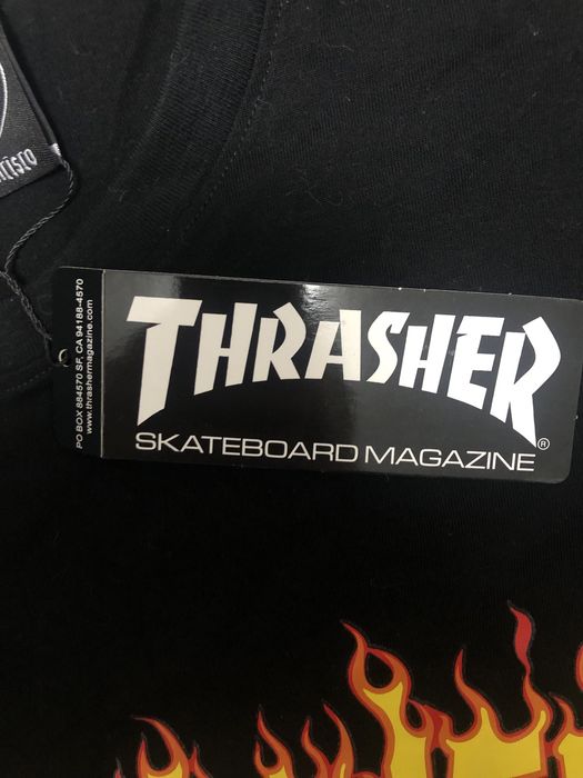чорна футболка Trasher