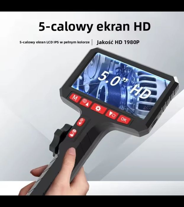 Kamera inspekcyjna endoskop 3.9mm 2metry długa.