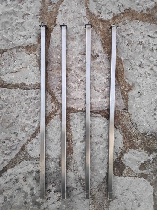 4 Pernas de mesa em INOX