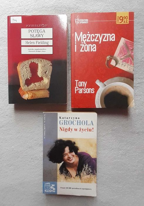 Zestaw 3 kobiecych powieści (Grochola, Parsons, Fielding)
