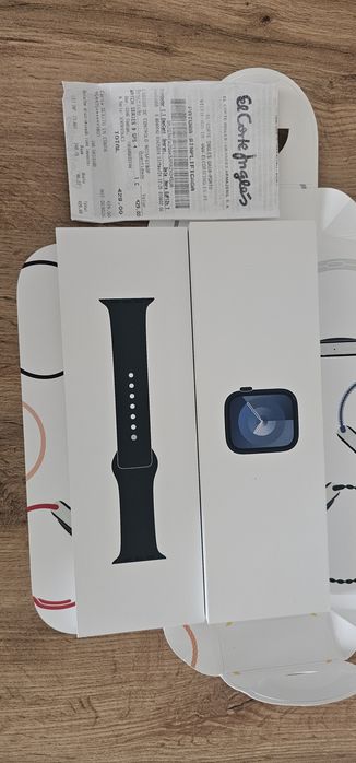 Apple Watch Series 9 GPS 45mm Midnight — COMO NOVO + Fatura + 100% Bateria