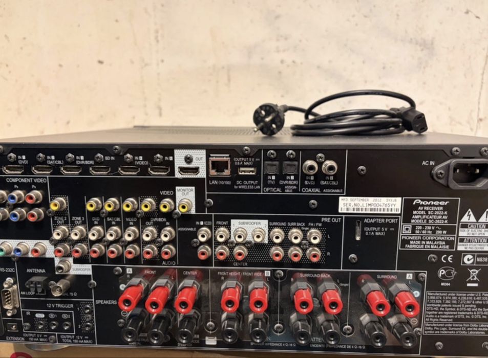 Pioneer SC-2022 – Amplituner 7.2 klasy premium / HDMI / MCACC