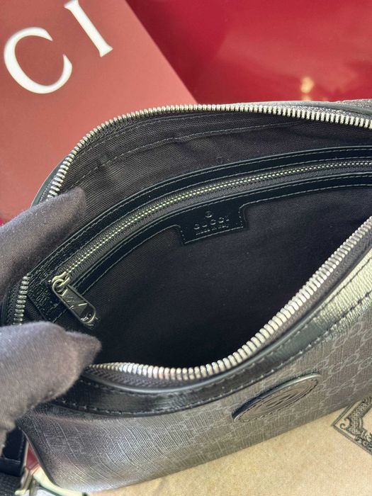 Кроссбоди сумка Gucci черный мессенджер Гуччи Small Crossbody Гучи c842