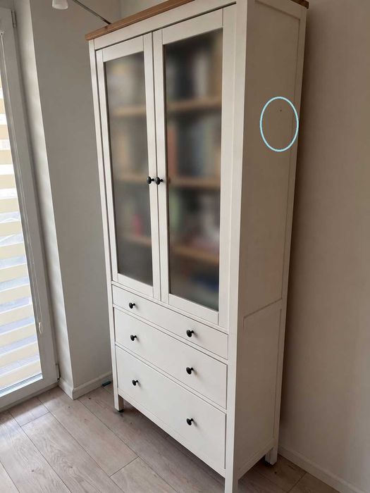 REZERWACJA Regał/witryna Hemnes IKEA
