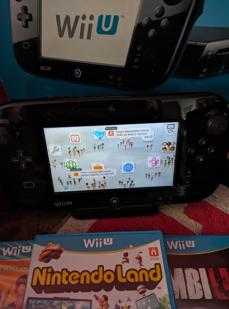 Nintendo Wii U como nova com 3 jogos incluídos Santo André • OLX Portugal