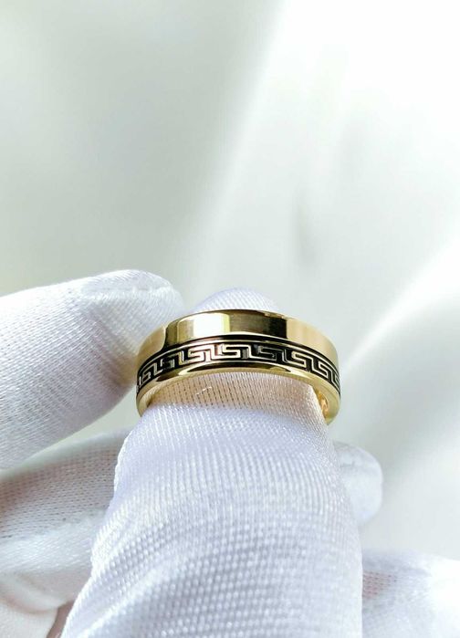 Pierścionek Obrączka Stal chirurgiczna Xuping 18K r.7