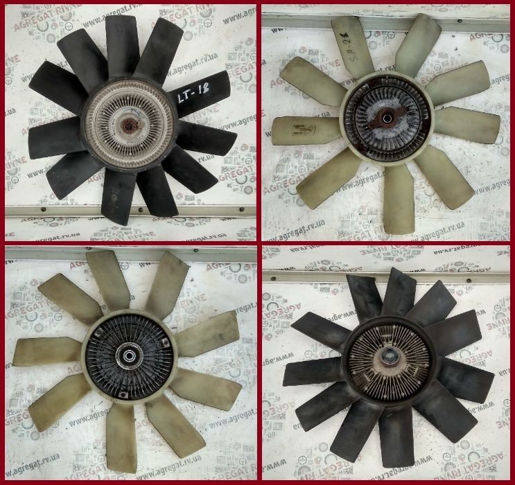 Радіатор Інтеркуллер Диффузор Вентилятор Вискомуфта Sprinter LT