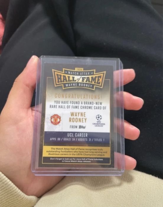 Carta HOF - Wayne Rooney