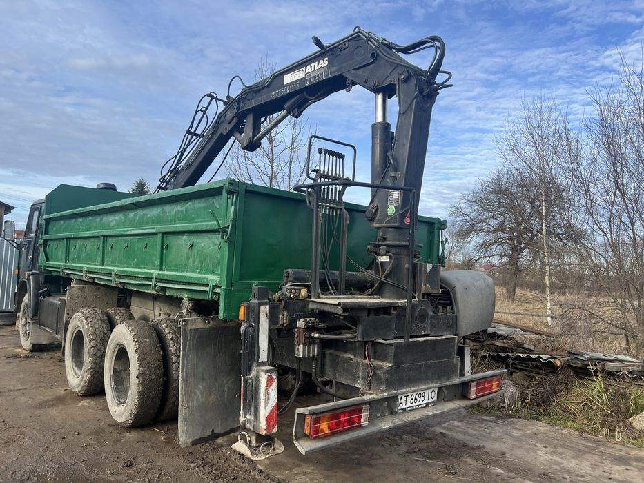 Продається Камаз самосвал з маніпулятором  з захватом та ротатором