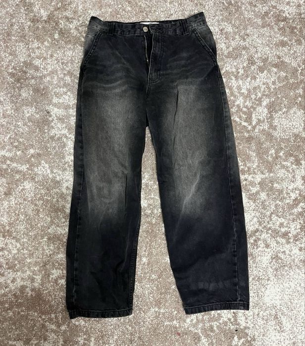 Графітові джинси Bershka, стан нових (розмір 38)