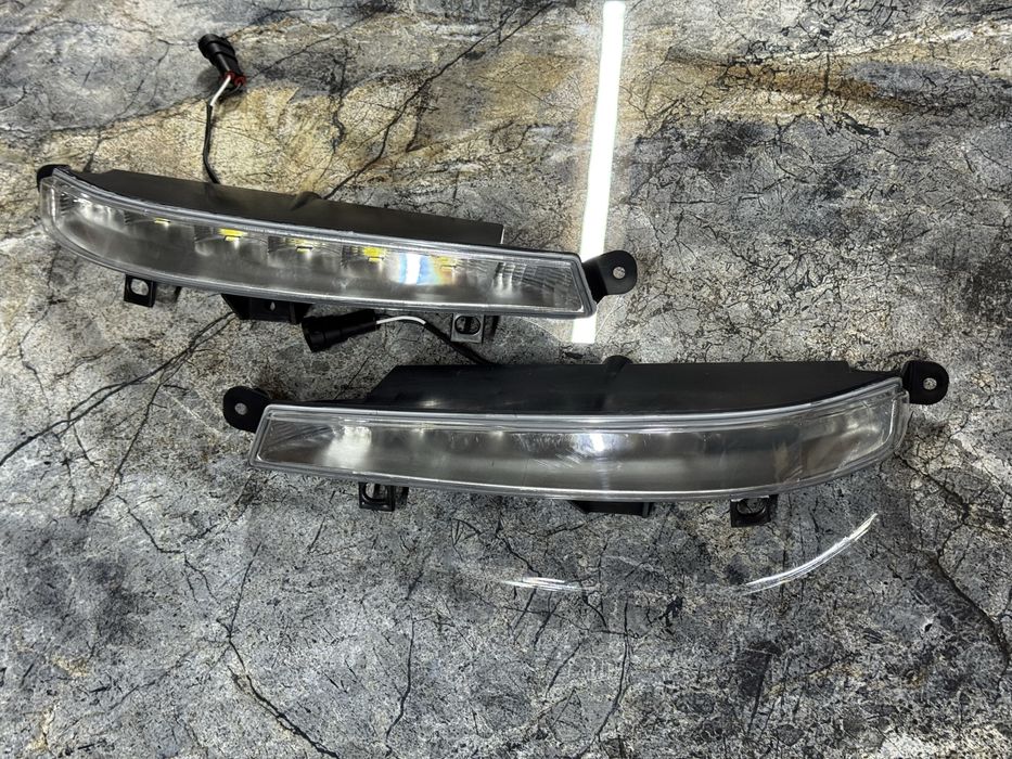 ДХО w221 AMG Рестайлинг Туманка LED Лед Авторозборка Мерседес