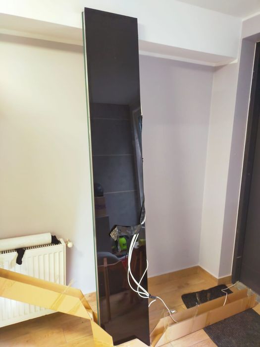 Witryna, naświetle, szyba, LED