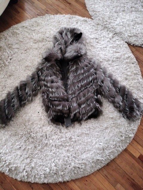 futro kożuszek z jenota