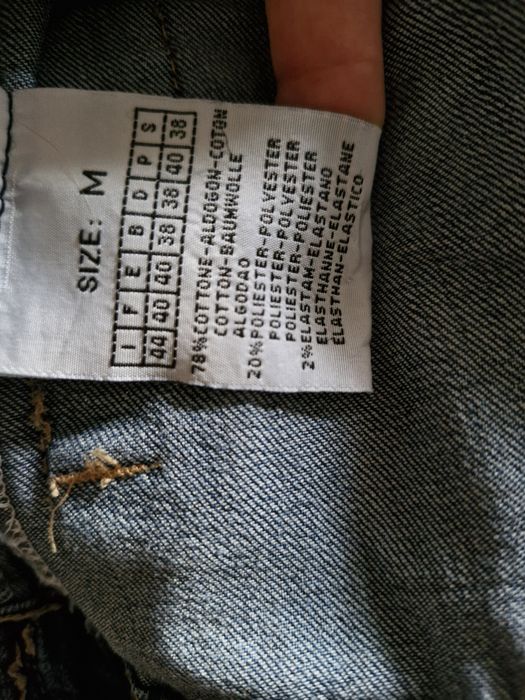 Katana jeansowa M bez kołnierza elastyczna MBJ Jeans