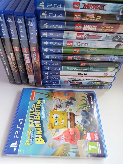 PS4/PS5 DLA POCIECH ! SpongeBob KANCIASTOPORTY ! PL gry dla dzieci PS4