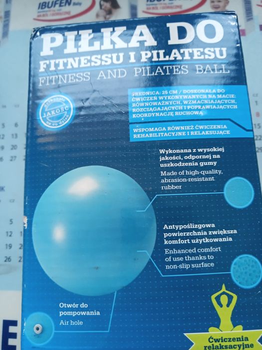 Nowa Piłka do Fitnessu i pilatesu