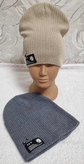 Продам шапочки з подвійного  трикотажу