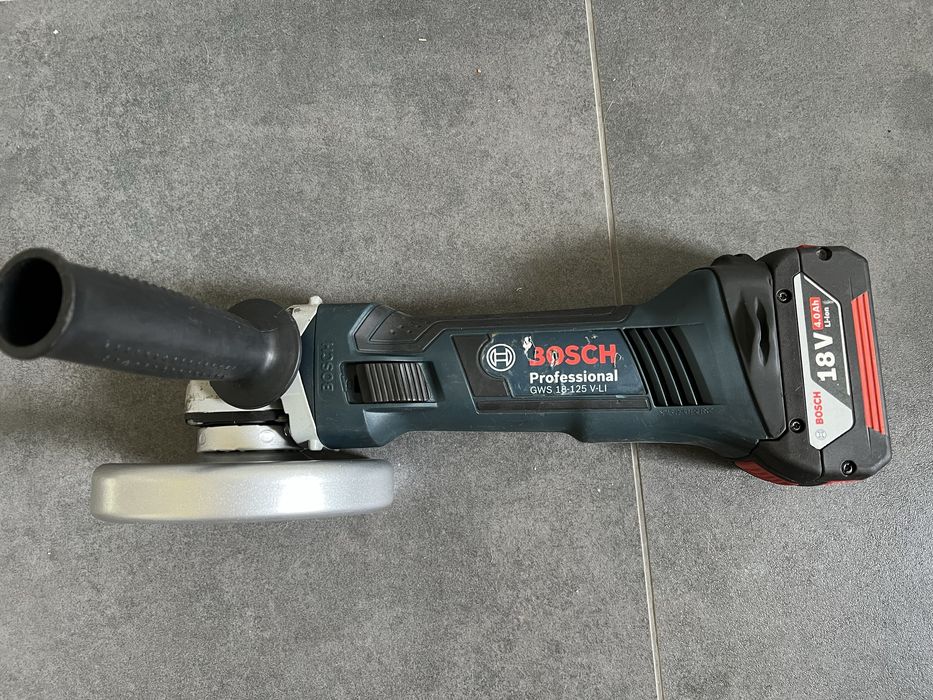 Акум. Болгарка Bosch GWS 125 V- Li +АКБ 4.0Ah