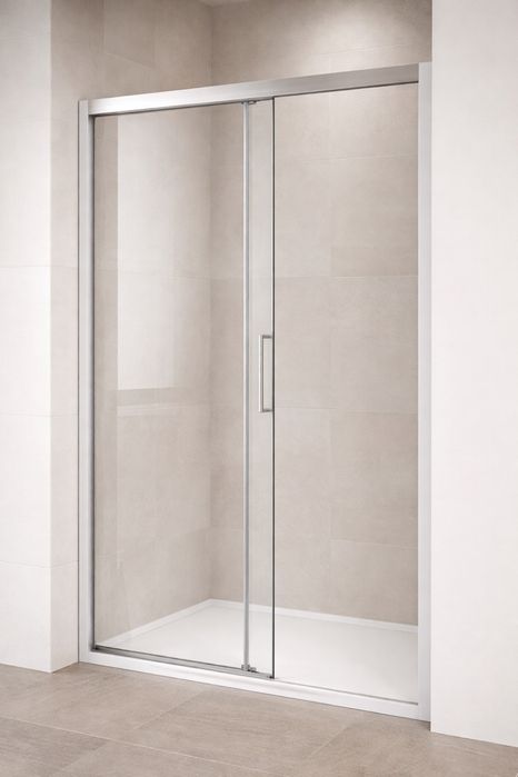 Drzwi prysznicowe przesuwne Inda Indissima ALU 110x200 nowe