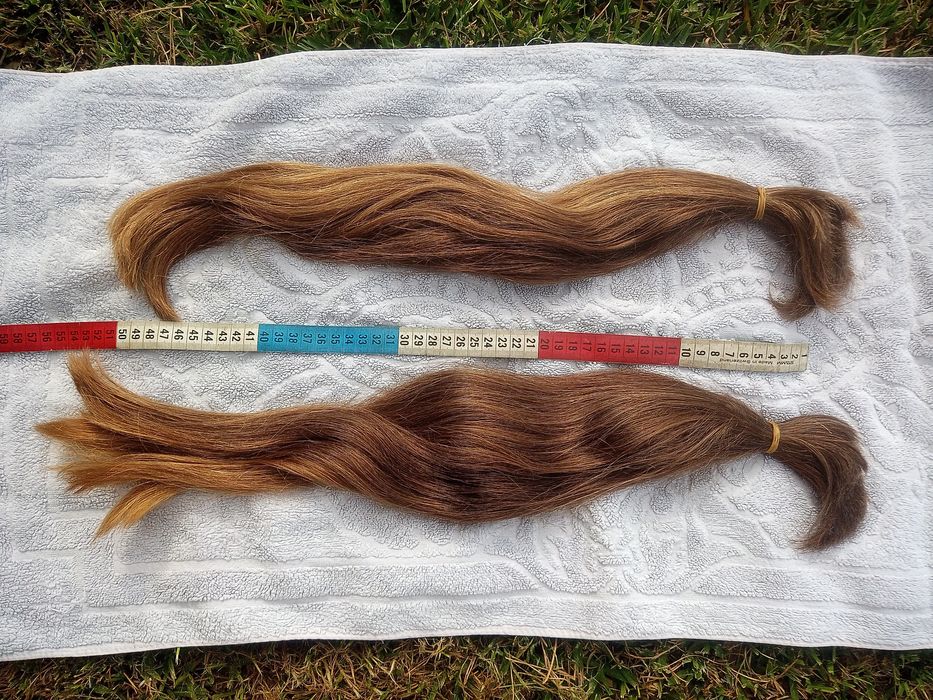 Cabelo loiro natural para extensões