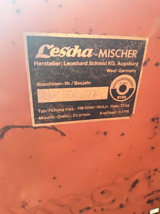 Betoniarka Lesha-MISCHER