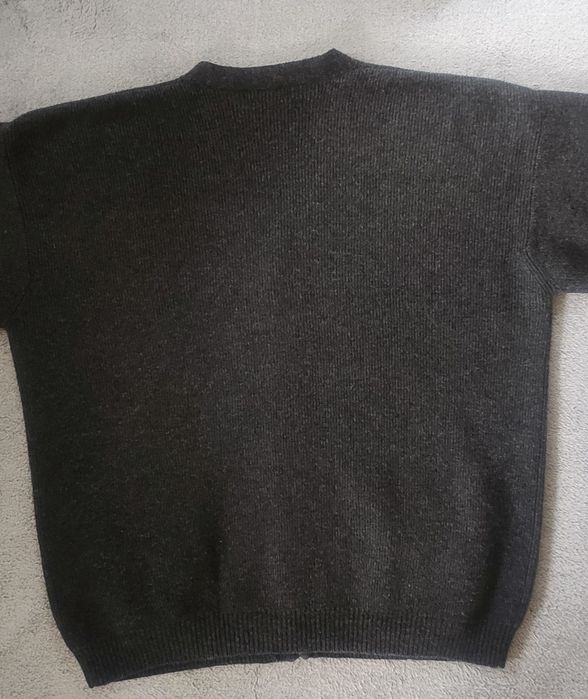 Kardigan sweter damski E.B. Company rozm XXL 100% Wełna grafitowy