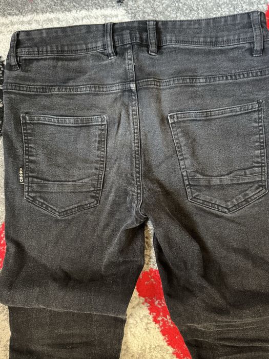 Czarne Spodnie Skinny Jeans Cropp