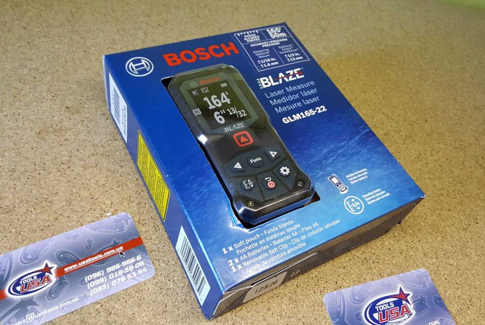 Лазерный дальномер рулетка 50 м Bosch GLM165-22 (GLM42)