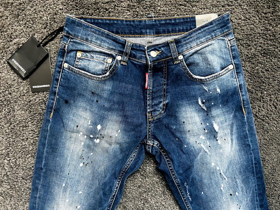 Nowe oryginalne spodnie Dsquared2 Jeans Wash