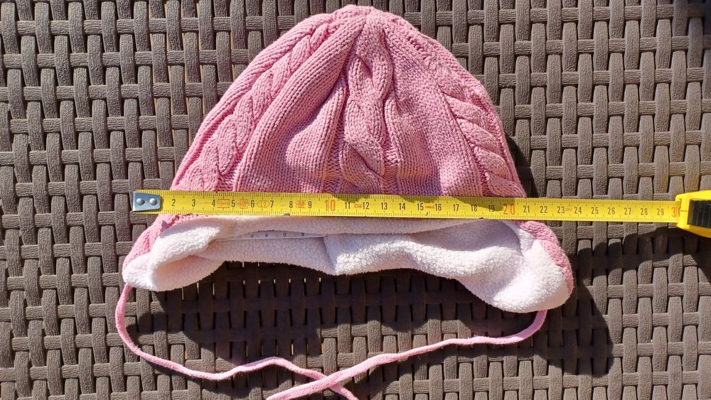 Czapka zimowa dziewczęca MotherCare 3-6 m
