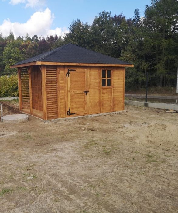 Domek narzędziowy, szopa ogrodowa, drewutnia
