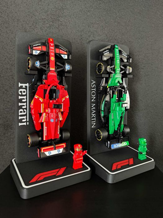 Suporte Lego Speed Champions F1 – Expositor Vertical