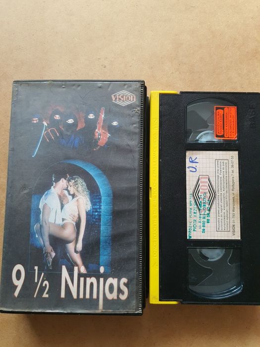 9 i 1/2 Ninja kaseta VHS VISION