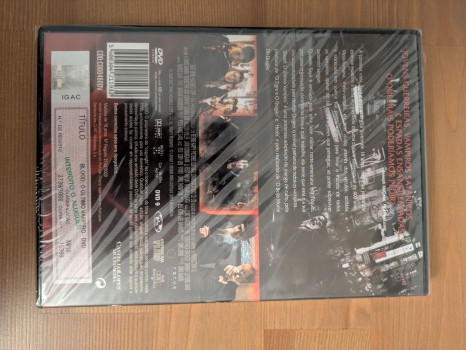 DVD NOVO E SELADO " Blood - O Ultimo Vampiro " 2009