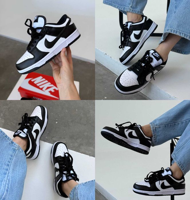 Кроссовки Nike Dunk Low Retro White Black Panda 36-45 Хит Сезона! Топ