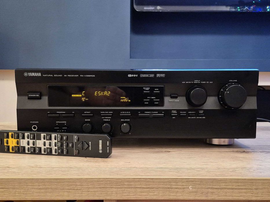 Wzmacniacz amplituner Yamaha RX-V396RDS + pilot