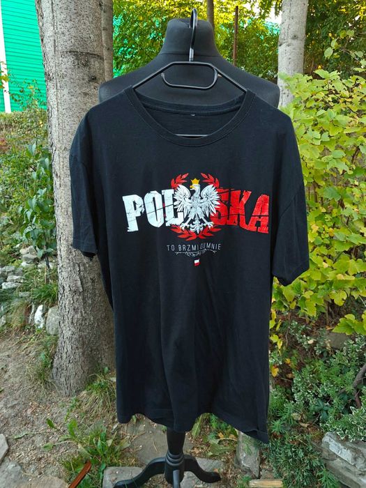 Patriotyczny t-shirt Polska L XL ts1