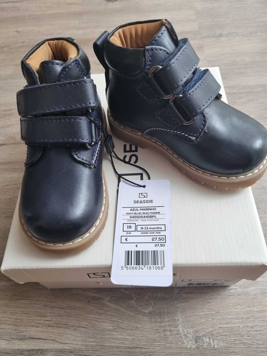 Botas bebe t19, pele 100%